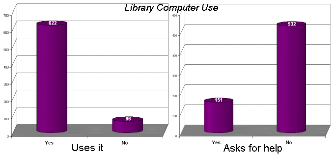 Library computer use